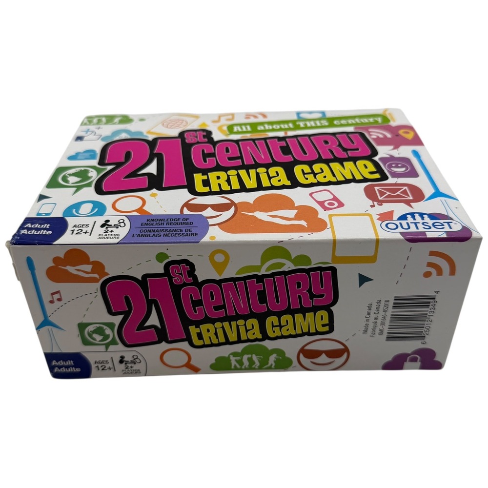 Outset Media 21st Century Trivia Game All About This Century Ages 12+ 220 Cards - Picture 2 of 7